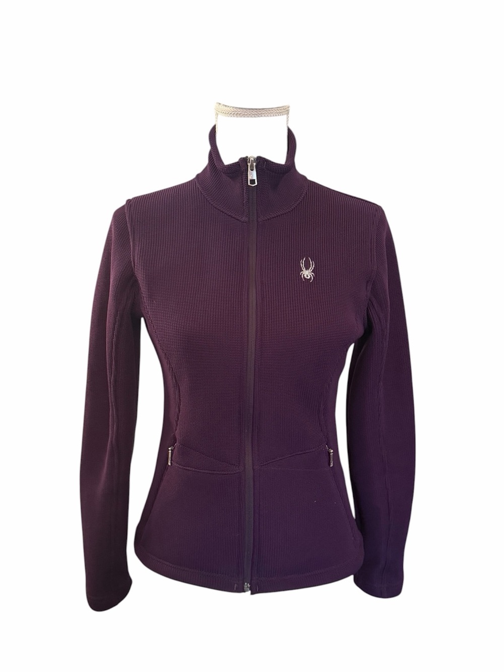 Women's SPYDER Endure Full Zip Fleece Lined Jacket Style 10-3674 Size: M, Purple